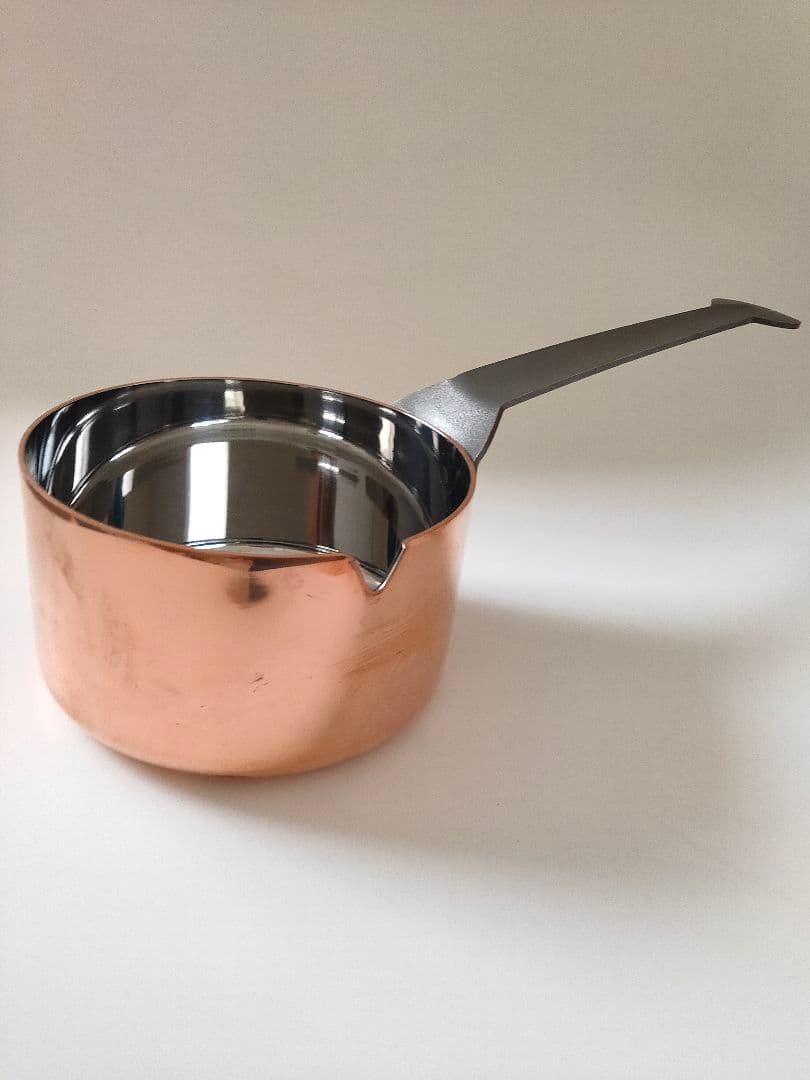 【希少！大特価！新品未使用！⠀】アレッシー ソースパン 銅片手鍋