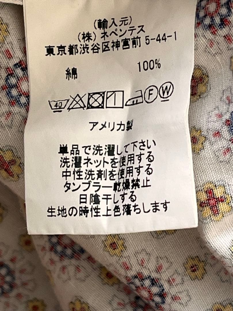 Engineered Garments スプレッドカラーシャツ S USA製