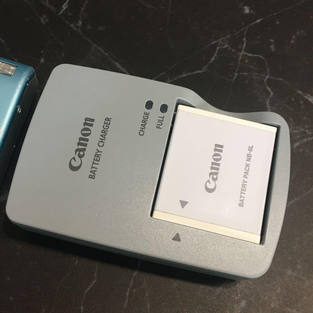 Canon IXY 110 IS コンデジ 動作品 実写あり 充電器付　ブルー