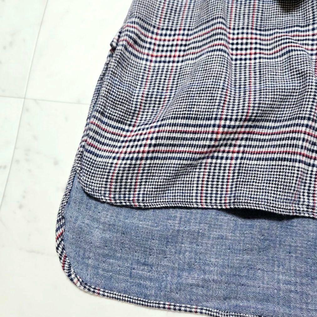 よっちゃん様 45R ★ 二重織の908グーグーシャツ ネルシャツ チェック