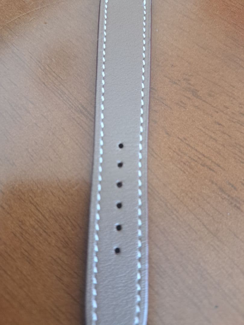 エルメス Hウオッチ　PM　ドゥブルトゥール 替えベルト付き