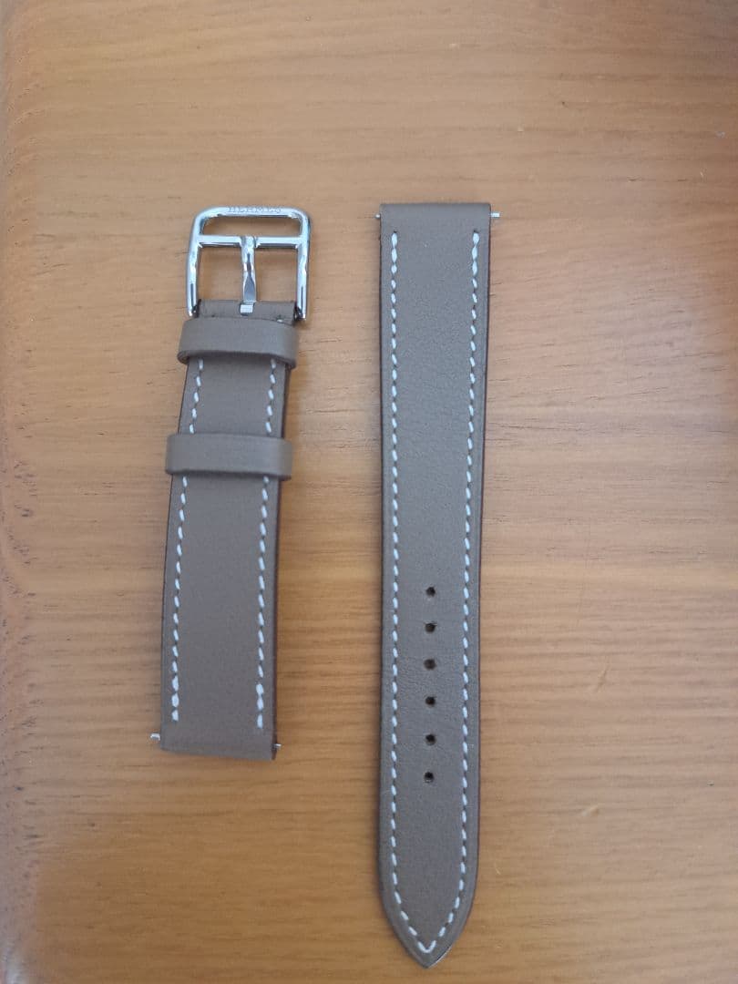 エルメス Hウオッチ　PM　ドゥブルトゥール 替えベルト付き