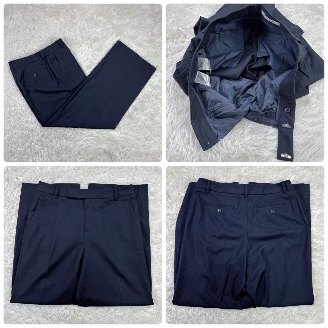 【大きいサイズ】ザスーツカンパニー パンツスーツ ネイビー 42 LL 無地