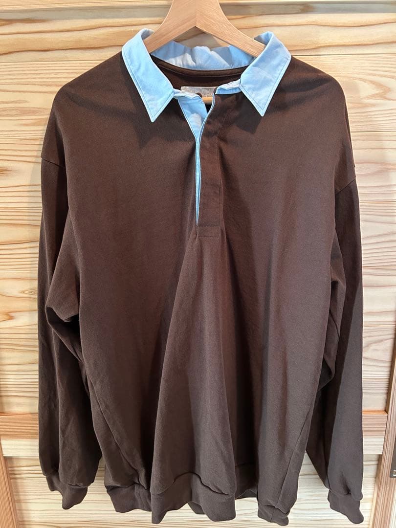 FOLL / フォル　dry cotton rugby shirt