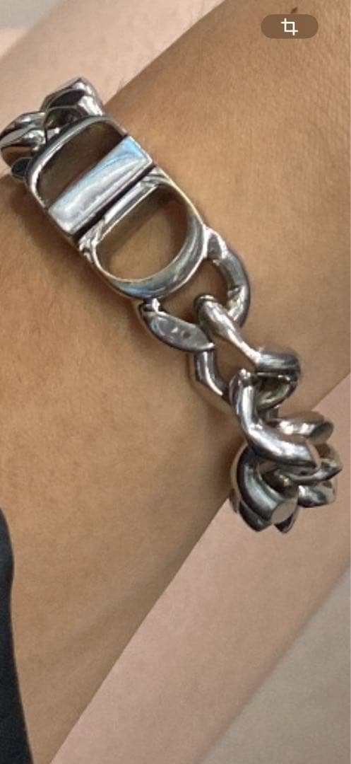 Christian Dior CD Icon シルバーブレスレット