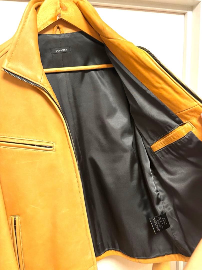 I*S様 SCHAFFEN 羊革 レザージャケット