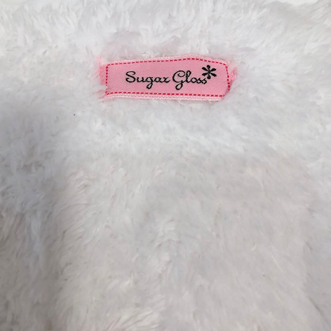 ファー モッズコート ホワイト Y2K 平成ギャル フェアリーグランジ 希少