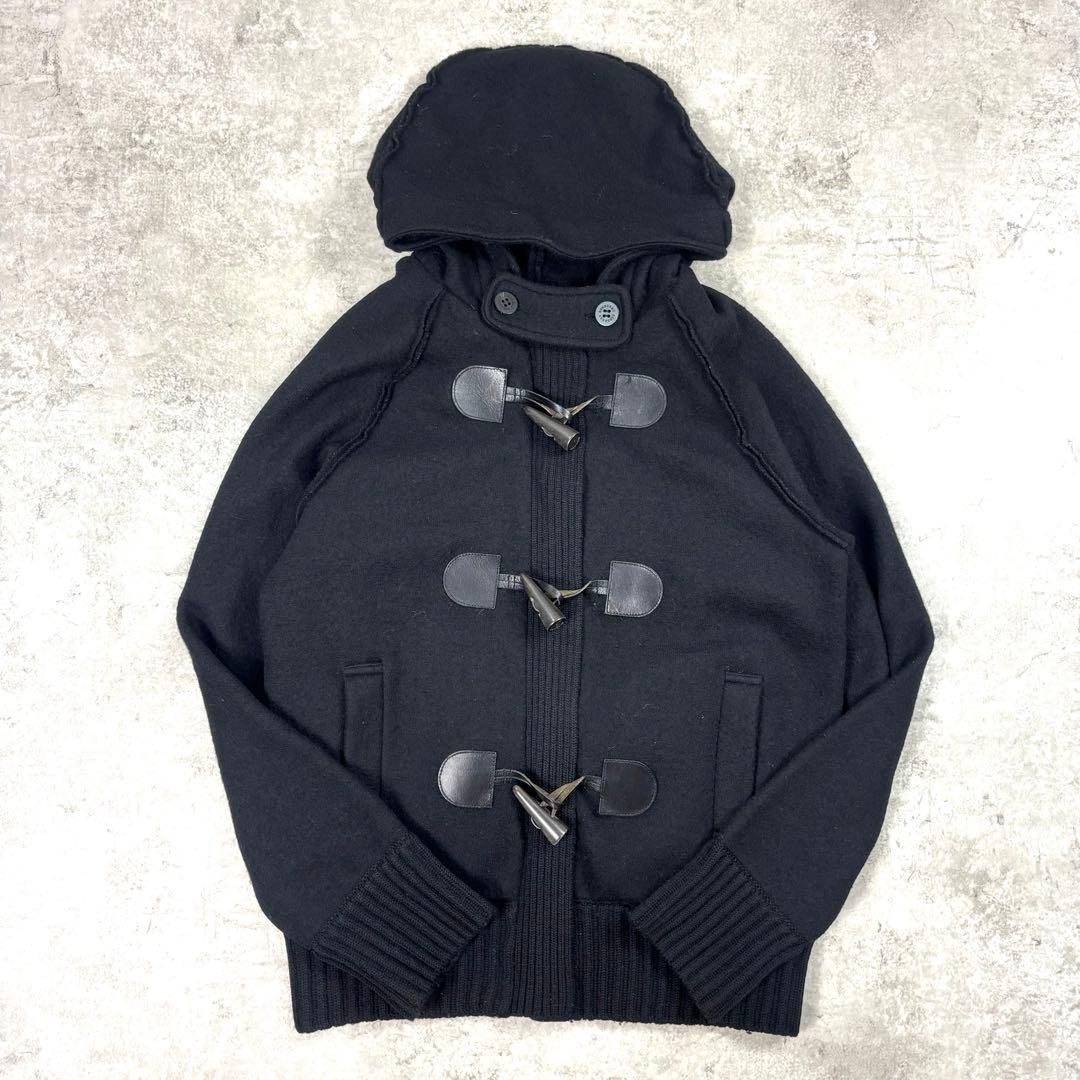 BURBERRY LONDON バーバリー ダッフルコート ウール ニットジャケ