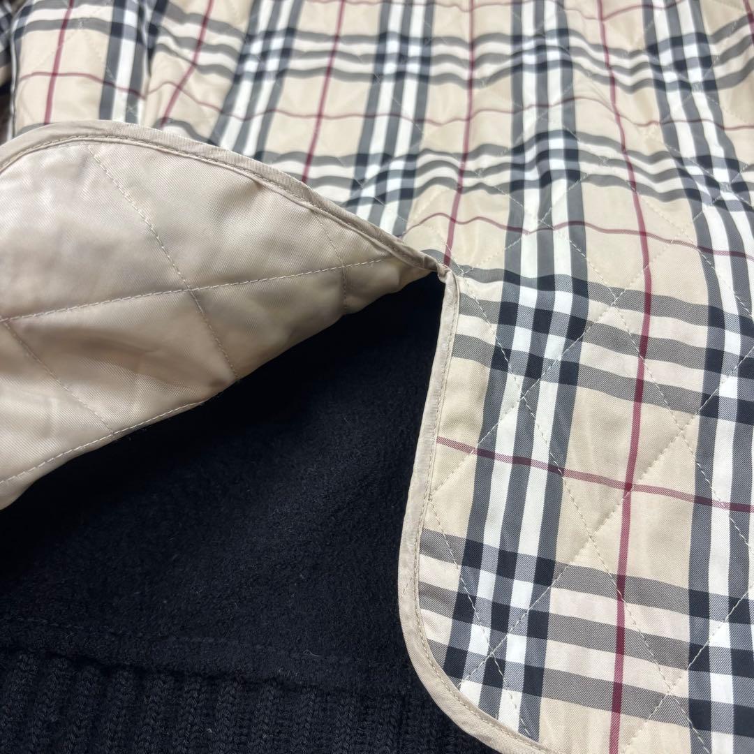BURBERRY LONDON バーバリー ダッフルコート ウール ニットジャケ