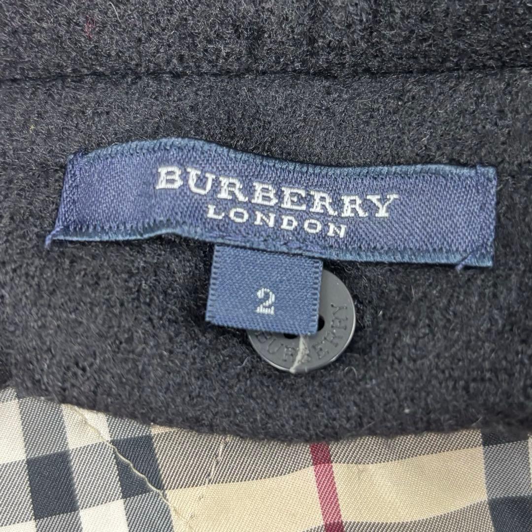 BURBERRY LONDON バーバリー ダッフルコート ウール ニットジャケ