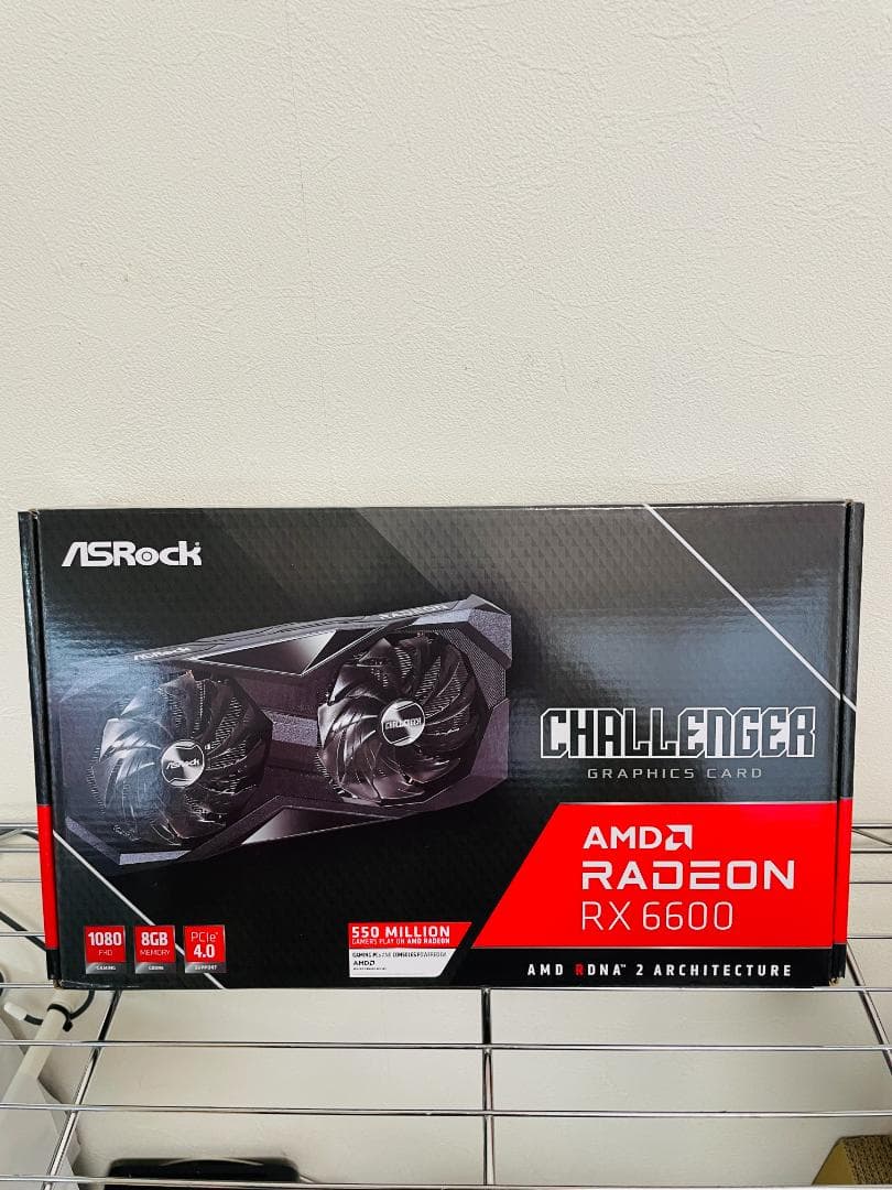 グラフィックボード・グラボ・ビデオカード AMD Radeon RX 6600 ASRock Challenger 8GB