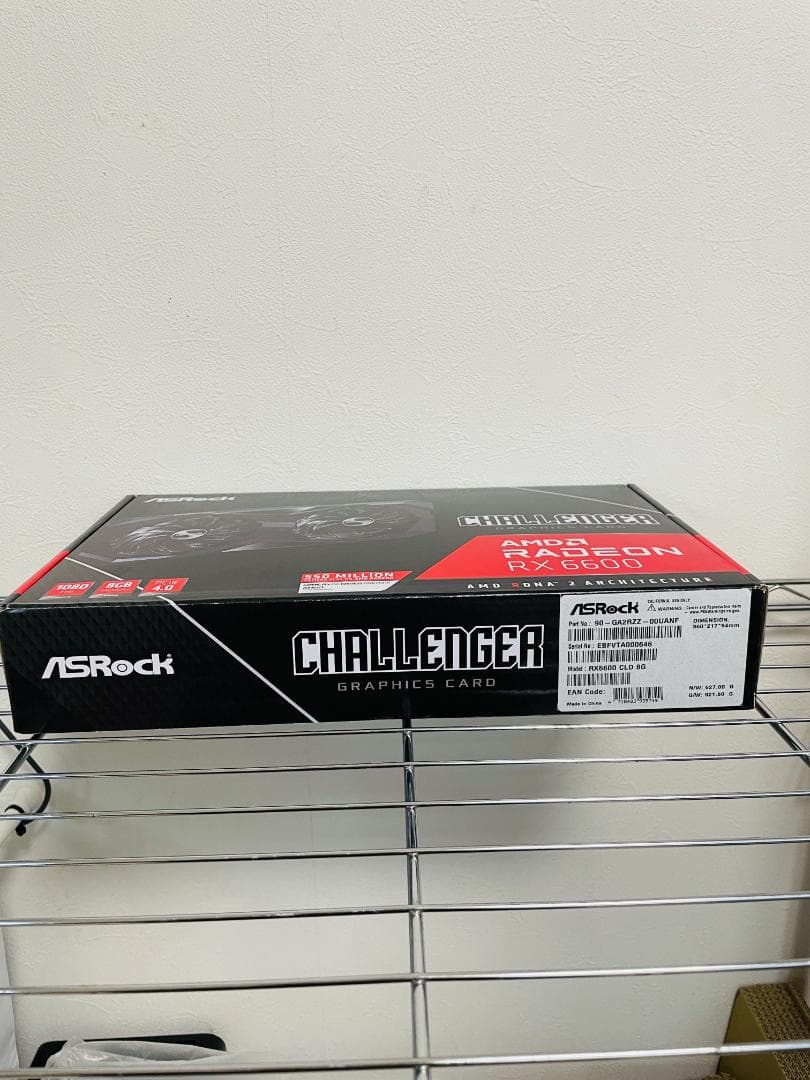 グラフィックボード・グラボ・ビデオカード AMD Radeon RX 6600 ASRock Challenger 8GB