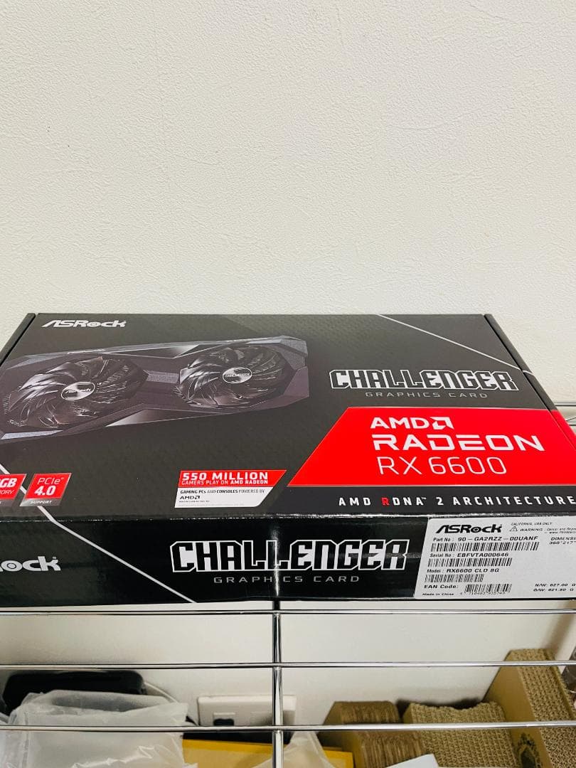 グラフィックボード・グラボ・ビデオカード AMD Radeon RX 6600 ASRock Challenger 8GB