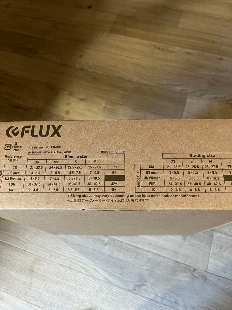 flux XF Mサイズ スノーボードビンディング