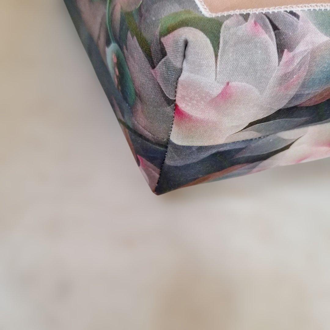 激レア柴犬パネル生地　ハンドメイド　ミニバック　フラットポーチ