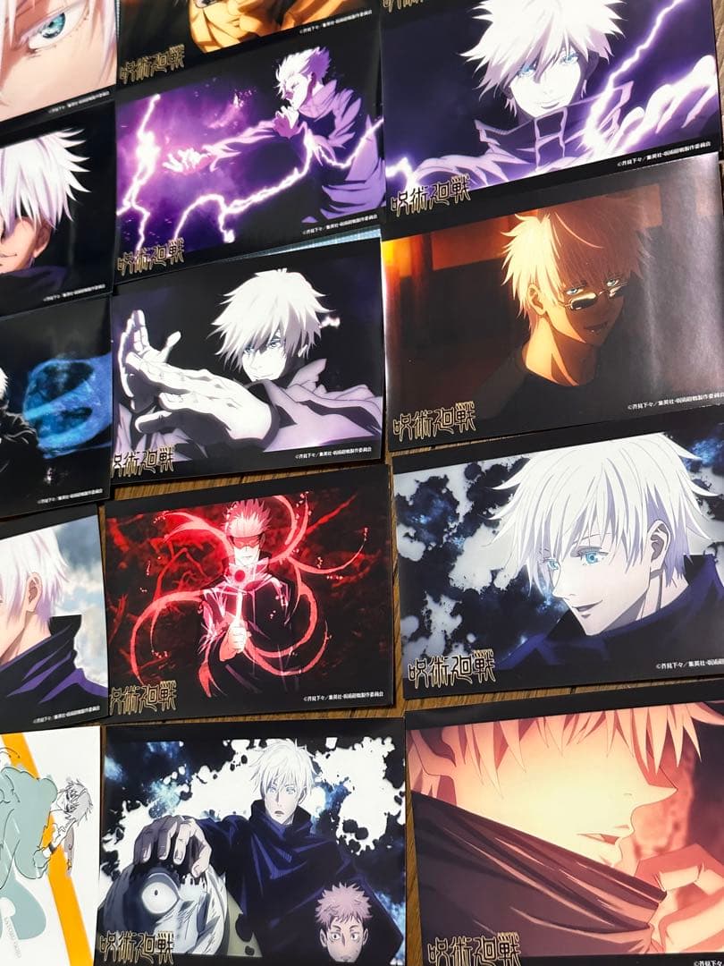 呪術廻戦　アニメ一期　ブロマイド　コンビニ　五条悟　セット