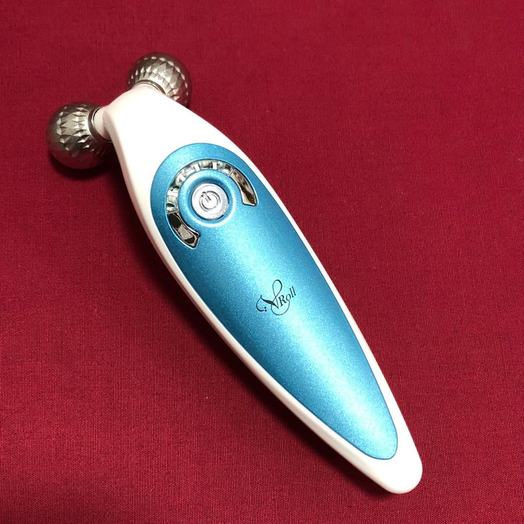 【傷なし美品】V-Roll 美顔器 EMS•ローラー 充電式 美顔ローラー