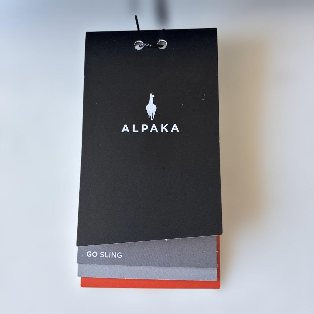 ALPAKA GO SLING ブラック ショルダーバッグ