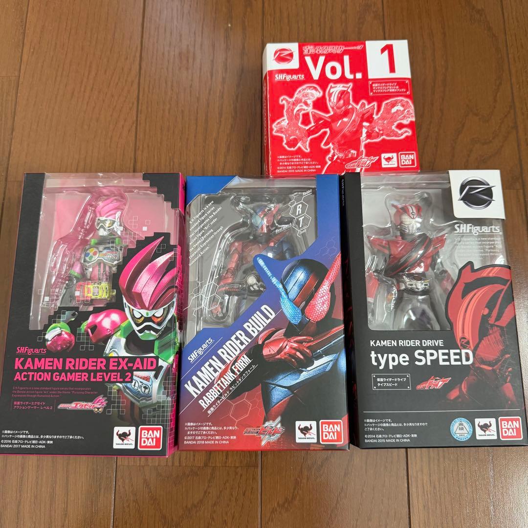 S.H.Figuarts 仮面ライダー ドライブ ビルド エグゼイド まとめ売り