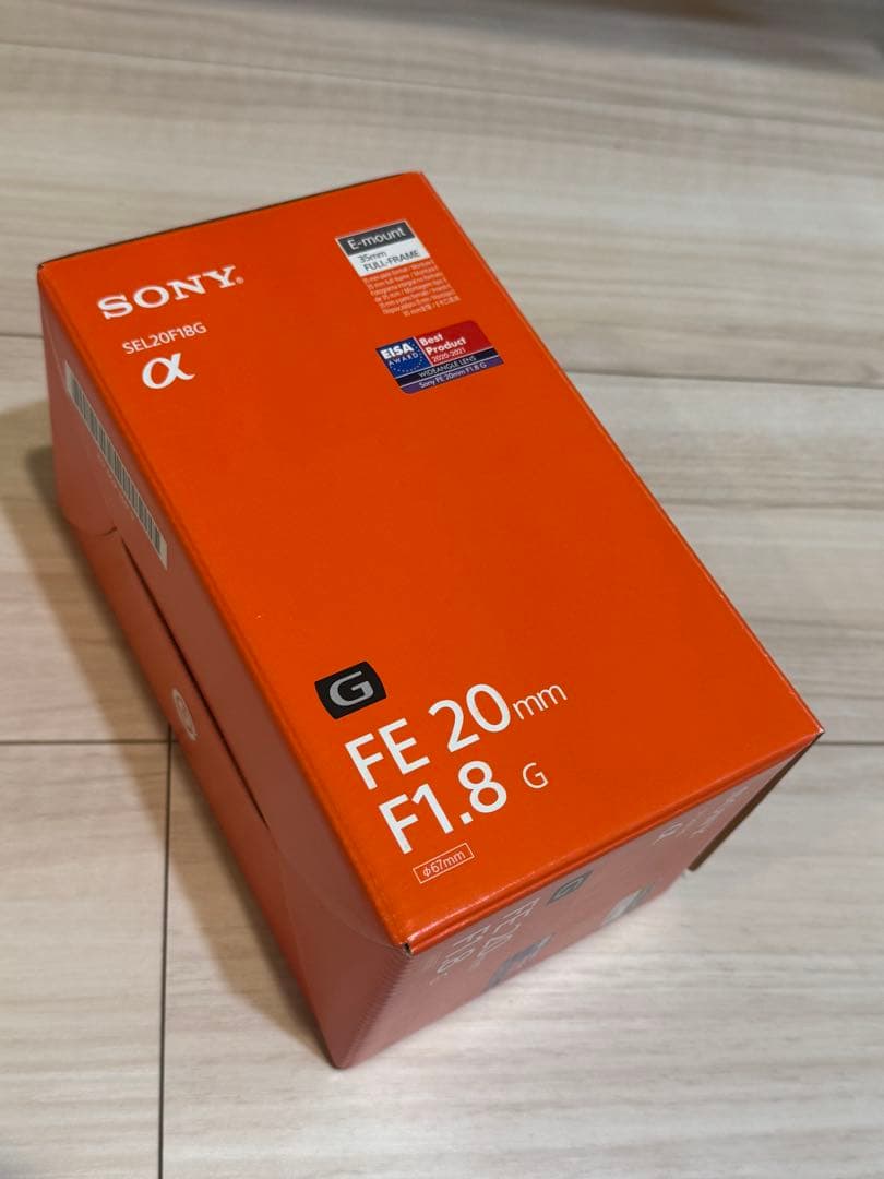 【数回使用のみ極美品】SONY FE 20mm F1.8 G レンズ