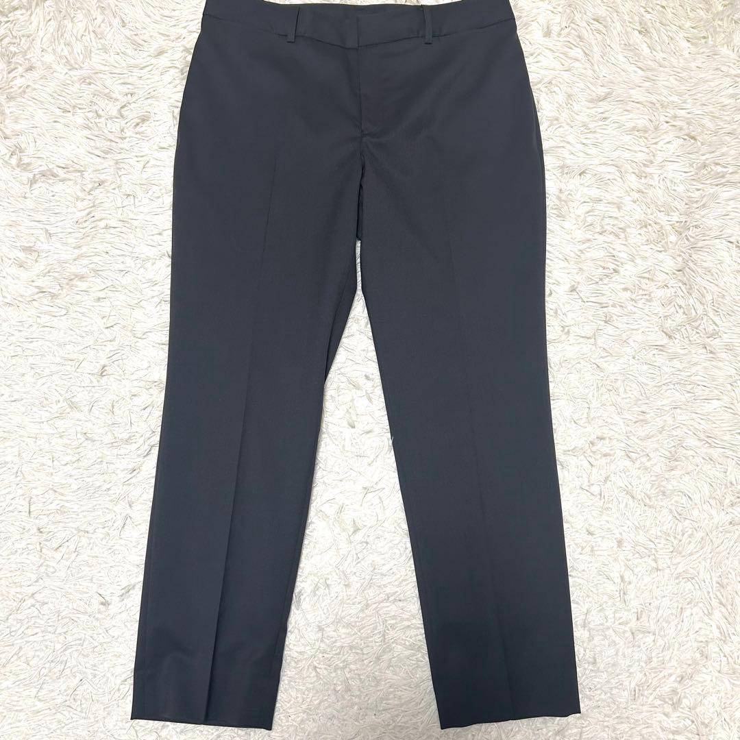 【未使用タグ付】洗えるキレイスーツ グレーピンドット セット 大きいサイズ3L