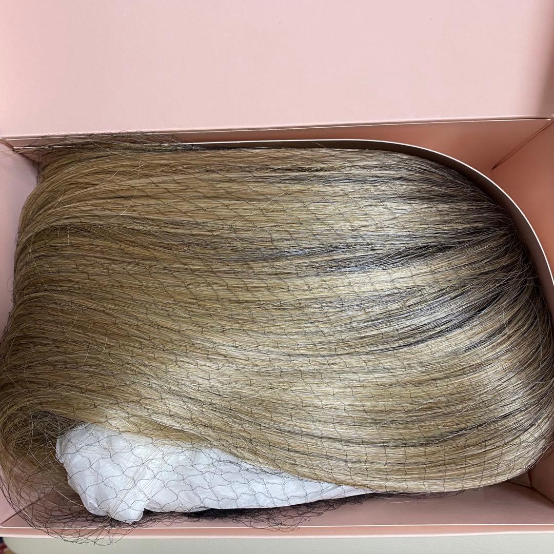 pink age ピンクエイジ 手植えウィッグ アイボリーゴールド