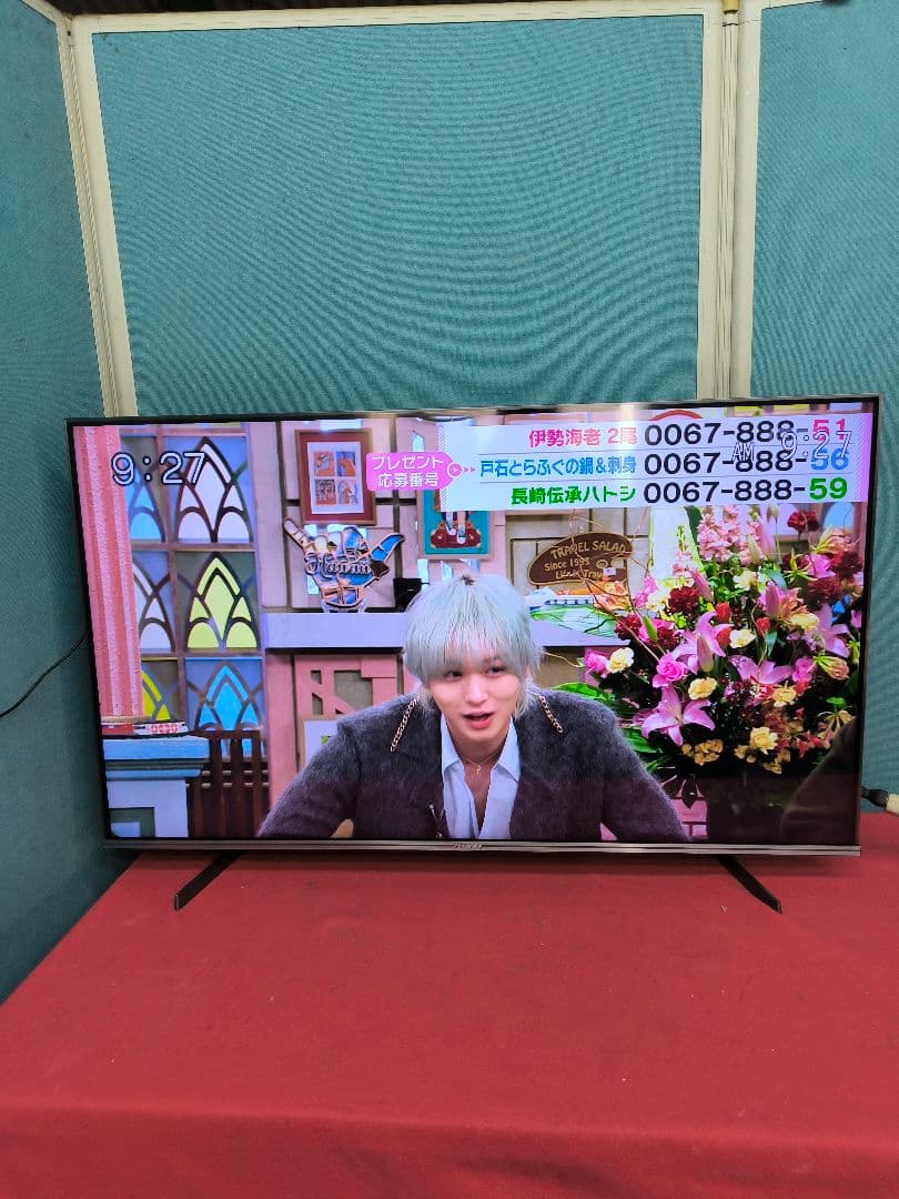 2022年製　ハイセンス4K内蔵43V型液晶テレビ 43A68K　ネット動画対応