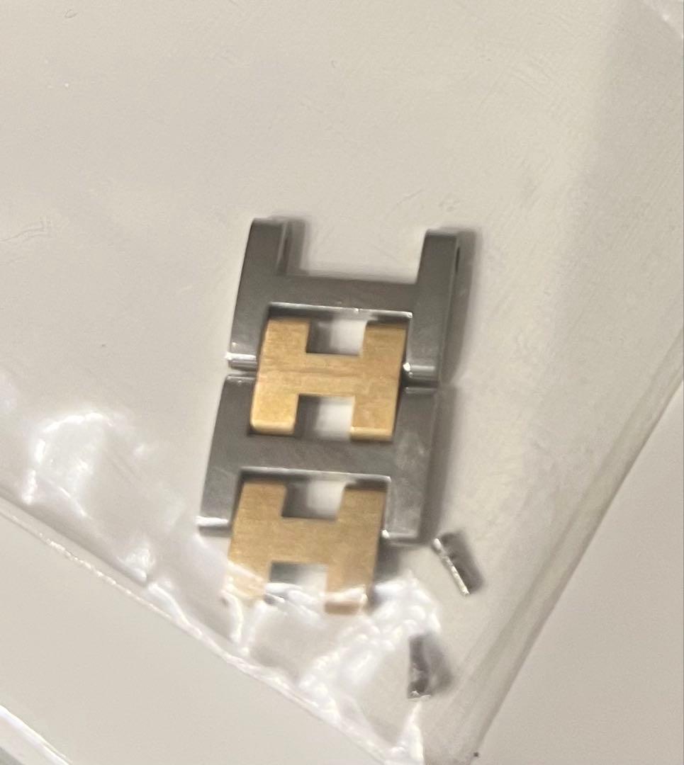 HERMES アナログ腕時計 レディース　シルバー/ゴールド