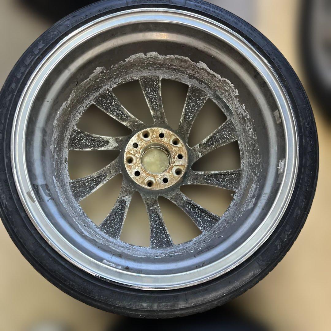 19インチ クローム仕上げ ホイールセット