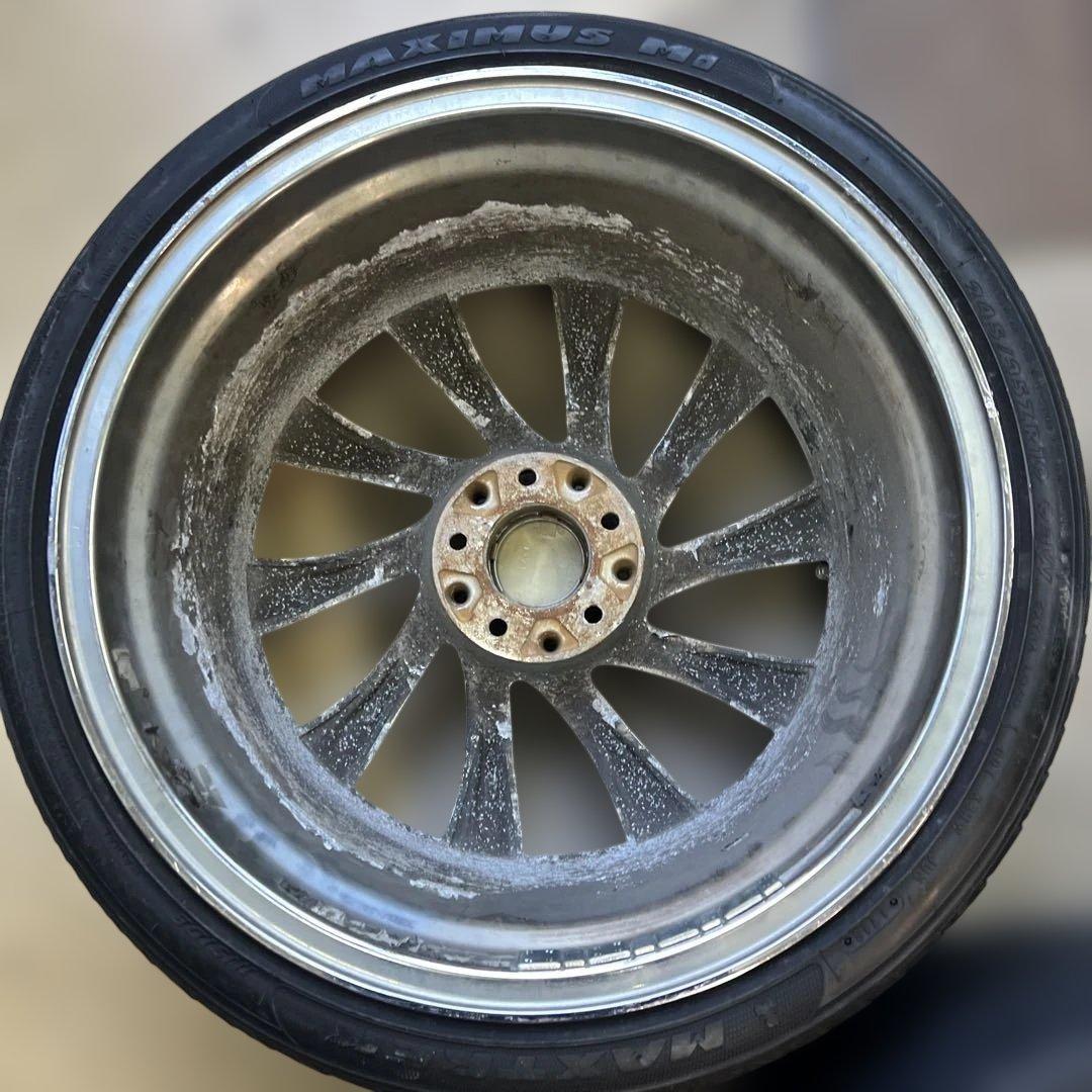 19インチ クローム仕上げ ホイールセット