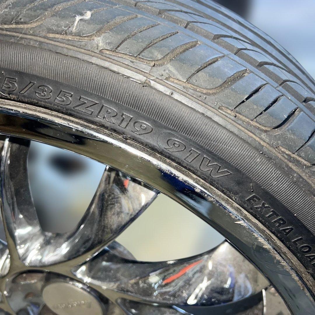 19インチ クローム仕上げ ホイールセット