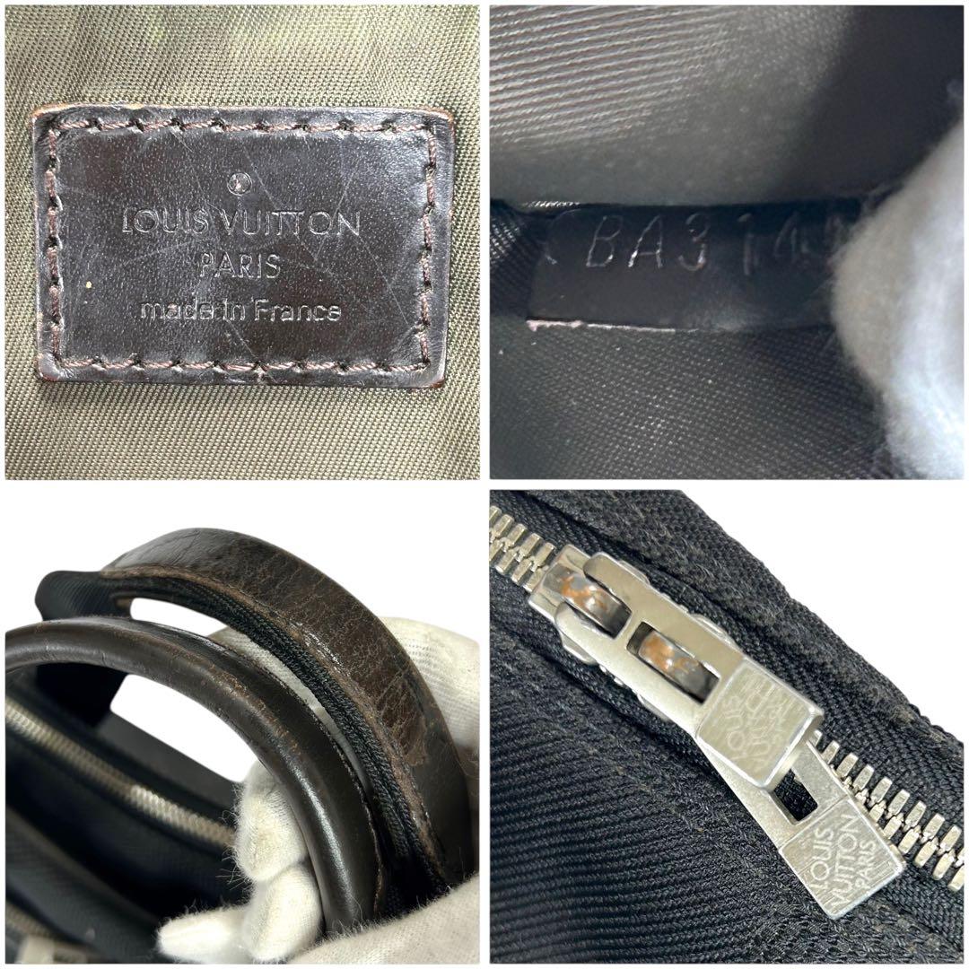 ルイヴィトン　ビジネスバッグ　ブラック　アソシエGM ダミエジュアン