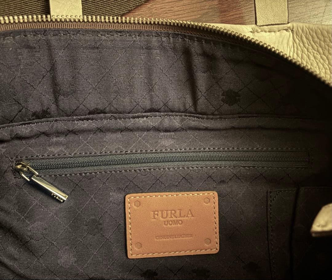 【未使用】FURLA UOMO トートバッグ 2way バイカラー