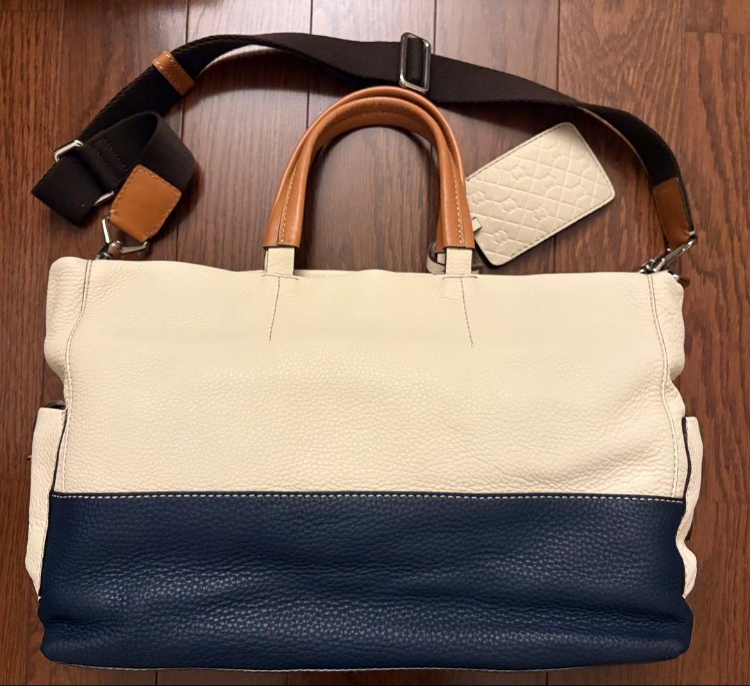 【未使用】FURLA UOMO トートバッグ 2way バイカラー