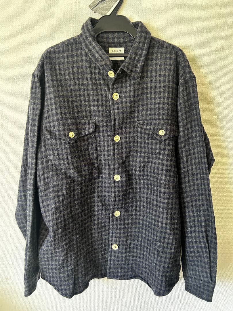 dézert チェックシャツ