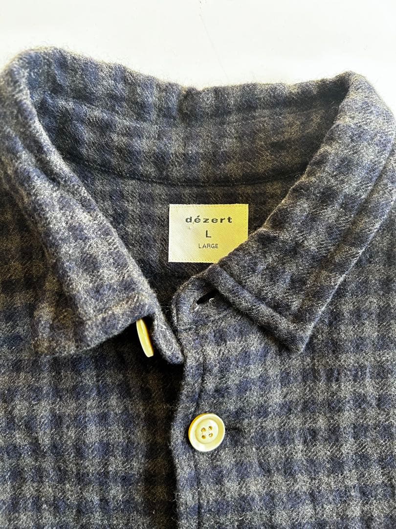 dézert チェックシャツ