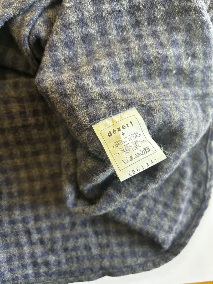 dézert チェックシャツ