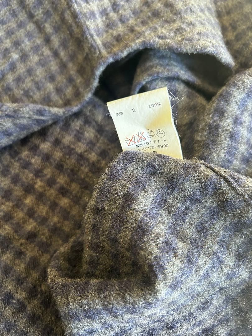 dézert チェックシャツ