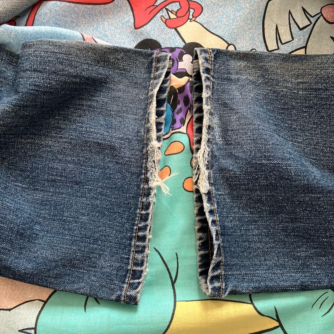 00sリーバイス517 デニムパンツ　フレア　ブーツカット ヒゲ　縦落ち　W34