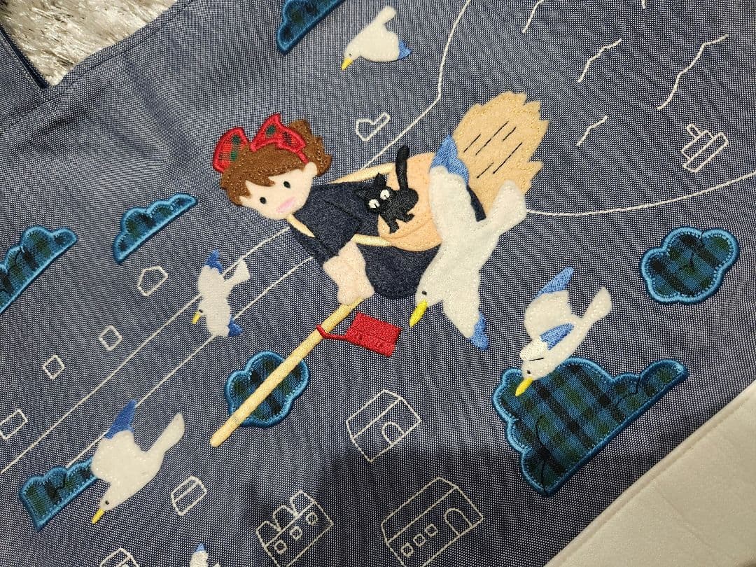 Familiar　ファミリア　レッスンバック　デニムバック　魔女の宅急便　ジブリ