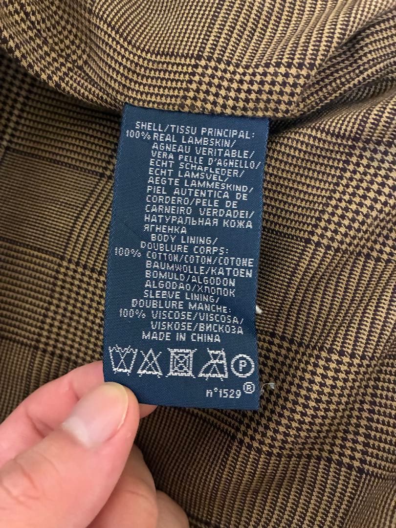 ラルフローレン　ラムレザージャケット