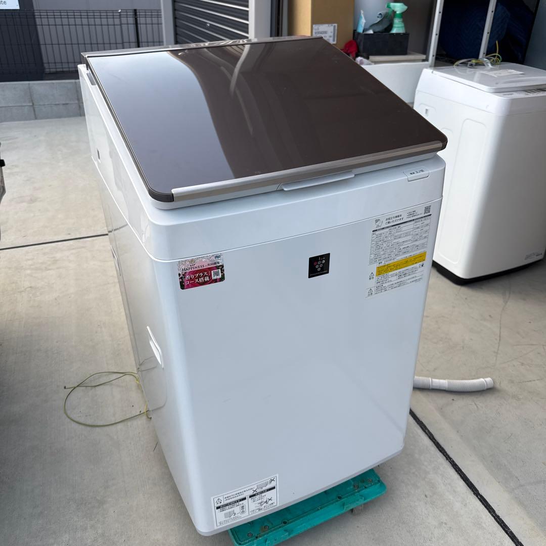 【最終値下げ‼️】2023年製SHARP洗濯乾燥機 ES-PT10G-T