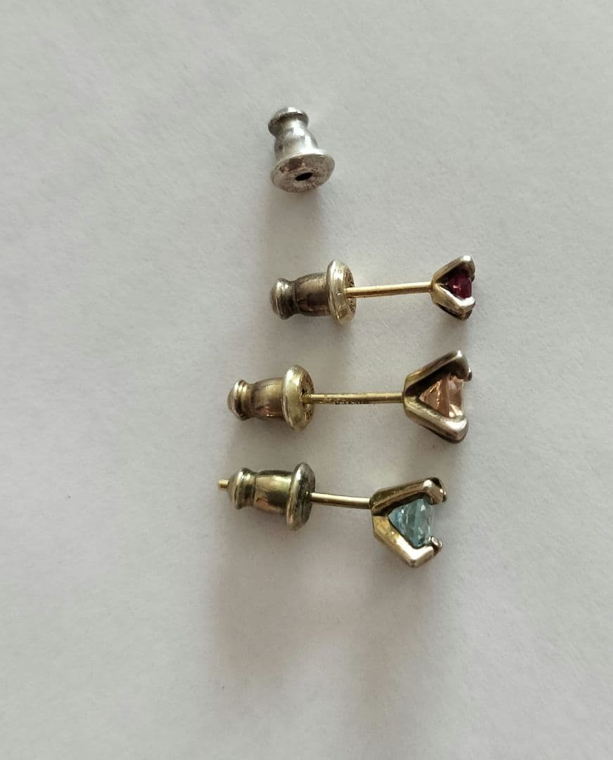 e.m. ジルコニア　ピアス　4点セット　イーエム