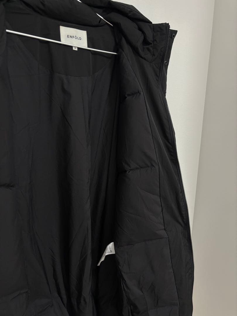 ENFOLD PEツイル WOOLxダウンコート　38