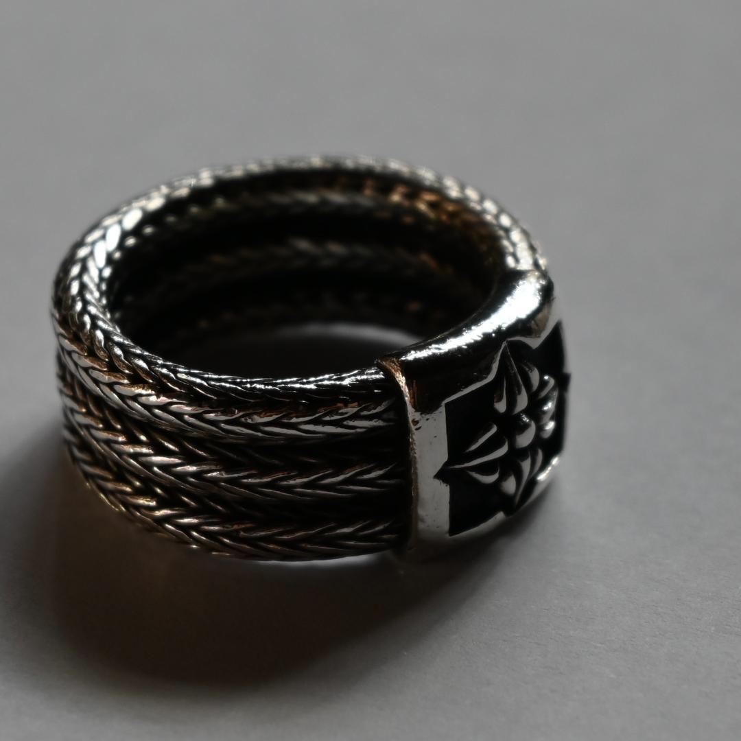 値下げ中！SHAMBALLA 編み込み リング