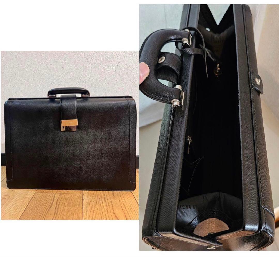 BURBERRY バーバリー ダレスバッグ ドクターバッグ 本革 レザー 鞄 鍵
