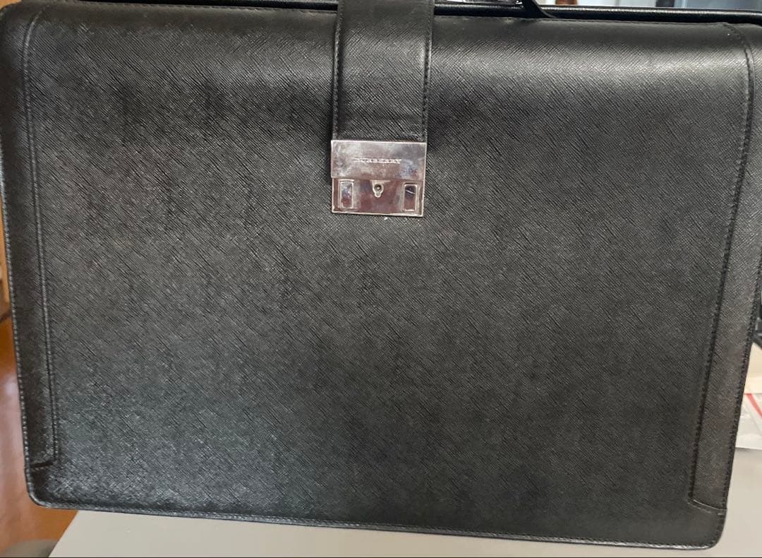 BURBERRY バーバリー ダレスバッグ ドクターバッグ 本革 レザー 鞄 鍵