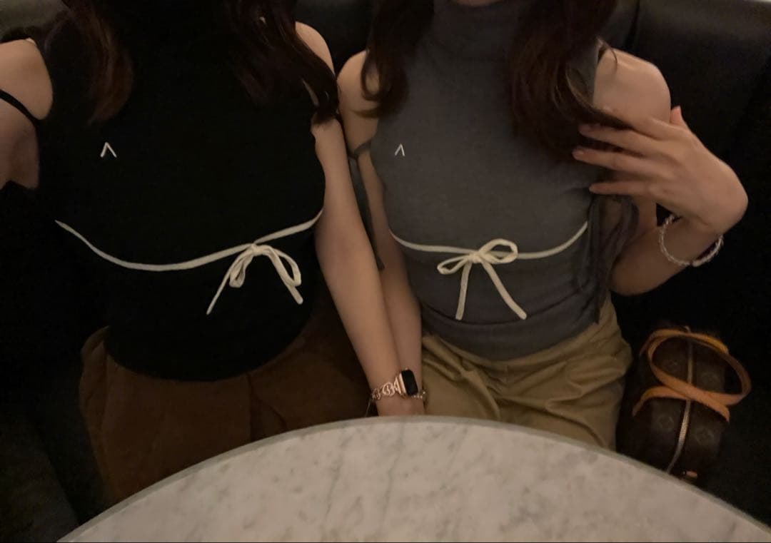 andmary ニット半袖黒　トップス正規品