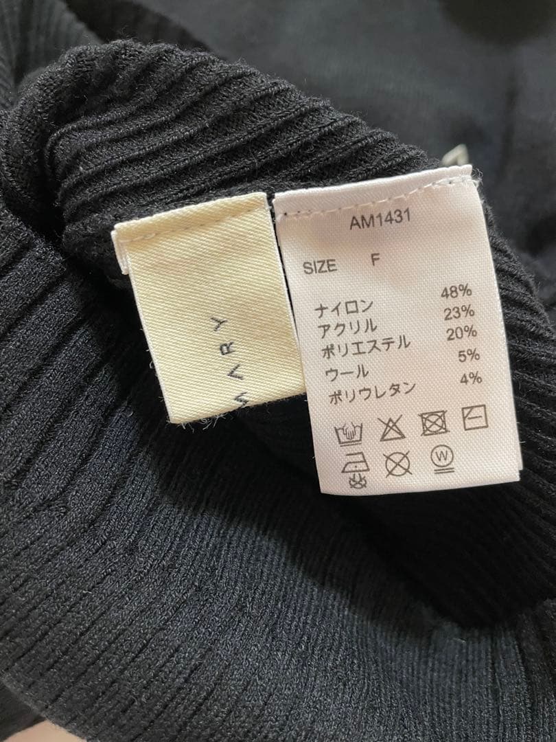 andmary ニット半袖黒　トップス正規品