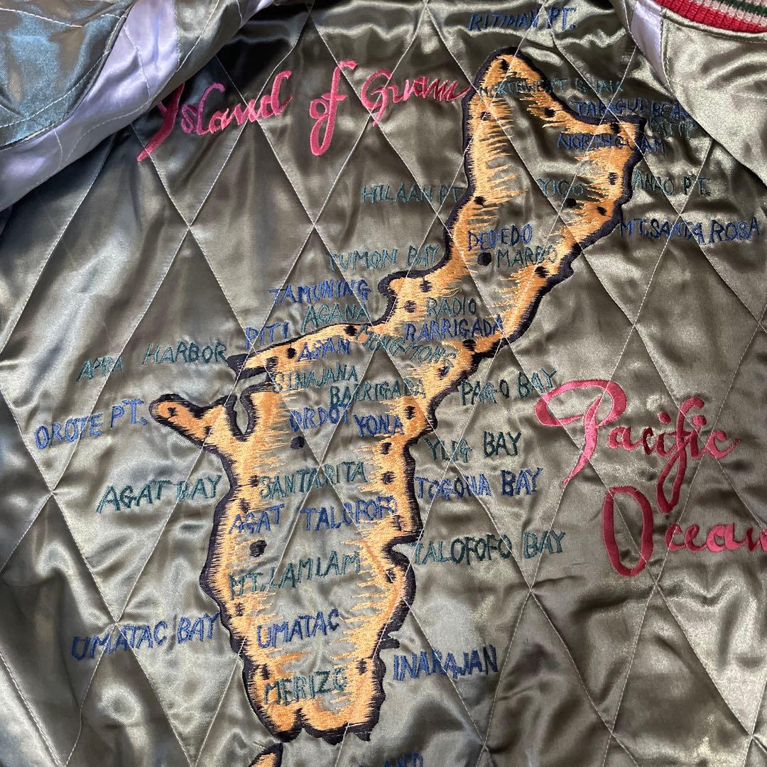 テーラー東洋　スカジャン ドラゴン GUAM刺繍